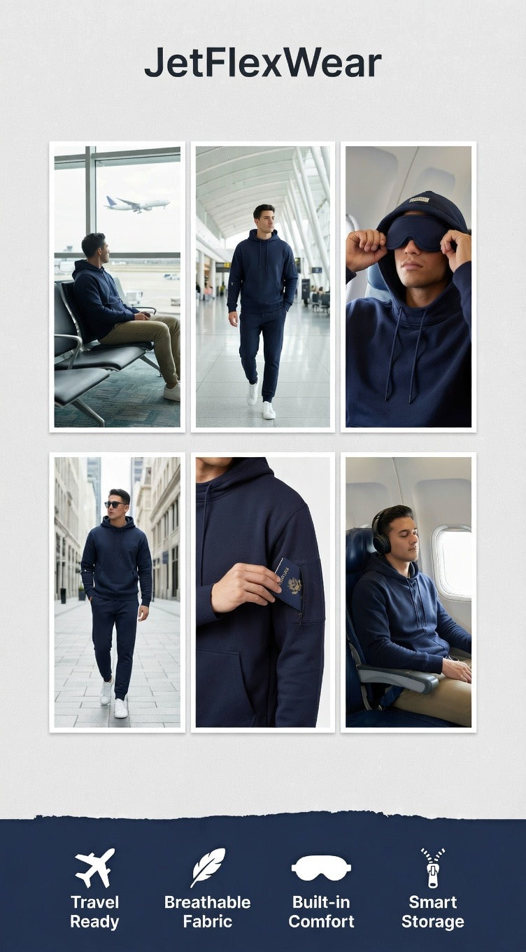 Airplane Mode Travel Hoodie